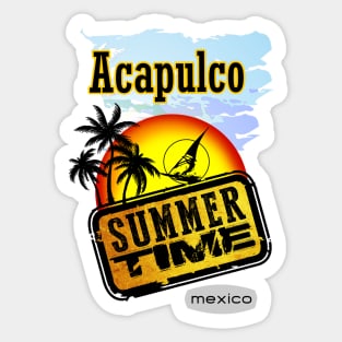 Acapulco, Summer Sticker